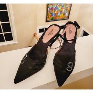 Sam & Libby Pointed Heels w/Ankle Straps (Size 9M)